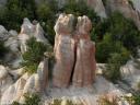 Rock Formations Stone Wedding Groom and Bride Eastern Rhodopes Zimzelen Village Bulgaria