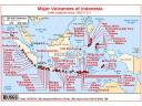 Volcano Indonesia Map of Major Volcanoes