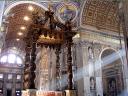 High Altar Basilica Saint Peter Vatican Rome Italy