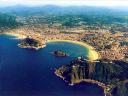 San Sebastian Seaside Resort in Spain Aerial Photo