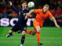 World Cup 2010 Champion Sergio Ramos and Dirk Kuyt battle for the Ball