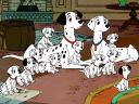 Disney 101 Dalmatians watching Television
