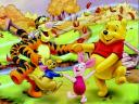 Disney Autumn Winnie the Pooh and Friends Wallpaper