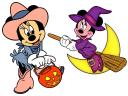 Disney Halloween Mickey and Minie Mouse Wallpaper