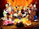 Disney Mickey Mouse Conductor of Orchestra Wallpaper