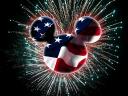 Disney Mickey Mouse Symbol of 4th of July Wallpaper