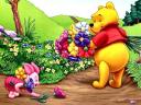 Disney Spring Piglet and Pooh Wallpaper