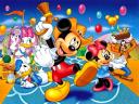 Disney Summer Mickey Mouse and Friends at Festival Wallpaper