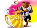 Disney Valentines Day Beauty and the Beast Wallpaper