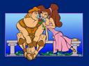 Disney Valentines Day Hercules and Megara Wallpaper