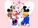 Disney Valentines Day Minnie and Mickey Mouse Wallpaper