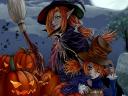 Halloween Witches Night Wallpaper