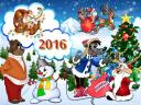 Happy New Year 2016 by Heroes of Soviet Animated Series