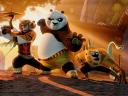 Kung Fu Panda 2 Po and Furious Five Wallpaper