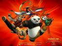 Kung Fu Panda 2 Po and the Furious Five Poster