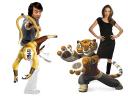 Kung Fu Panda Jackie Chan as Master Monkey and Angelina Jolie as Master Tigress