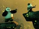 Kung Fu Panda Master Shifu and Po Sparring Partners
