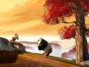 Kung Fu Panda Master Shifu teaches Po