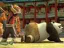 Kung Fu Panda Po falls in the Middle of the Arena