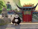 Kung Fu Panda Po locked outside the Door