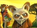 Kung Fu Panda Shifu and the Five irritated by Enthusiasm of Po