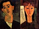 Amedeo Modigliani Portrait of Juan Gris and Raimondo