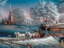 Christmas Memories Morning Frost by Terry Redlin