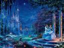 Cinderella dancing in the Starlight by Thomas Kinkade