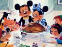 Disney Thanksgiving inspired by Painting of Norman Rockwell