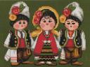 Dolls from Bulgarian folklore Embroidery with Cross Stitch