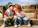 First Kiss Wonder of Childhood by Donald Zolan