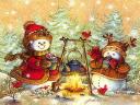 Merry Christmas Warm Cocoa Together by Janet Stever
