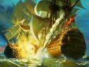 Navy Fight Cartagena by Vladimir Volegov