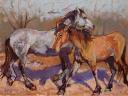 Two Horses by Susan Smolensky