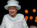 Queen Elizabeth II after Service of Thanksgiving for Diamond Jubilee
