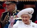Queen Elizabeth II and Prince Philip during Diamond Jubilee River Pageant