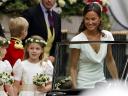 Royal Wedding England Maid of Honour Pippa Middleton with Bridesmaids and Page Boys leave The Goring Hotel in London