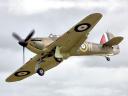 Air Show Hurricane in Flight at RIAT Fairford Gloucestershire England