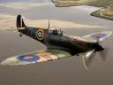 Air Show UK Spitfire Historic Aircraft from Second World War in Flight