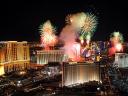 Fireworks above Las Vegas