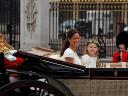 Royal Wedding England Philippa Middleton traveling along Processional Route towards Buckingham Palace London