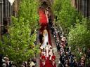 Royal Wedding England Procession with Bride at Westminster Abbey London