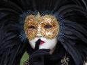 Venetian Mask Colombina Carnival of Venice Italy