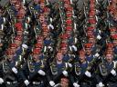 Victory Day in Moscow Military Personnel - Military personnel march along the Red Square during the parade dedicated to 65th anniversary of the...
