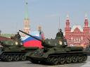 Victory Day in Moscow the Legendary T-34