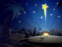 Christmas Card Jesus Christ Star