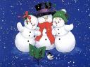 Christmas Card singing Snowmen