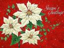 Christmas Card with Poinsettia