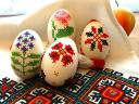 Easter Eggs Embroidered by Inna Forostyuk Luhansk Ukraine
