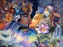 Happy Valentines Day Prelude to a Kiss by Josephine Wall
